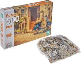 Quebra-Cabeça Scooter Puzzle Didático 500 Peças 60x40cm - Nig Brinquedos