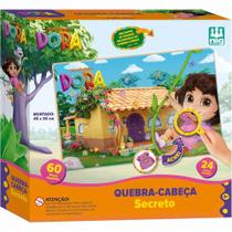 Quebra-Cabeça Secreto Dora Aventureira 60 Peças Nig Brinquedos Quebra-Cabeça Secreto Dora Aventureira 60 Peças Nig Brinquedos