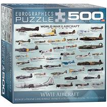 Quebra-cabeça Segunda Guerra, 500 peças - Aeronaves históricas