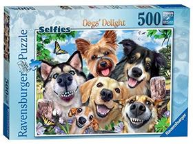 Quebra-cabeça Selfies Dogs' Delight de 500 peças, para maiores de 10