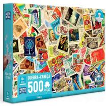 Quebra cabeca selos 500 pecas toyster