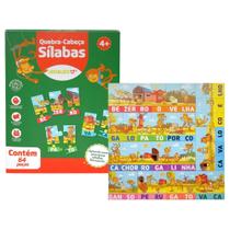 Quebra-Cabeça Sílabas 64 Peças Leo&Leo Leonora - 10640 Quebra-Cabeça Sílabas 64 Peças Leo&Leo Leonora - 10640