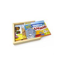 Quebra-Cabeça Silábico de Animais - 12 Peças - JottPlay