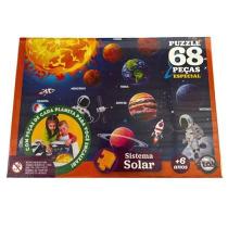 Quebra-Cabeça - Sistema Solar 68 Peças - Toia