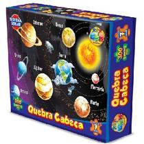 Quebra Cabeça Sistema Solar Espaço 300 Peças GGB Plast Brinquedos Infantil Criança 7 Anos