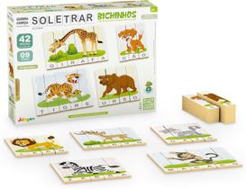 Quebra-cabeça soletrar - bichinhos