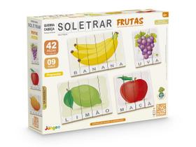 Quebra Cabeça Soletrar Frutas 828 Junges
