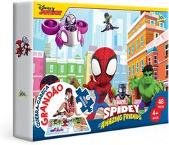 Quebra-cabeça Spidey Grandão 48 peças Toyster Brinquedos