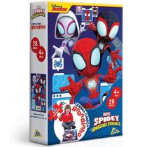 Quebra cabeca spidey grandinho 28 pecas toyster