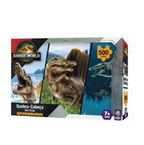 Quebra-cabeça Spinosaurus, 500 peças, Jurassic Rebirth
