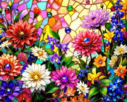 Quebra-cabeça Springbok Summer Flower Garden 1000 peças