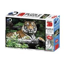 Quebra Cabeça Super 3D Modelo Tigre com 500 Peças Multikids - BR1059