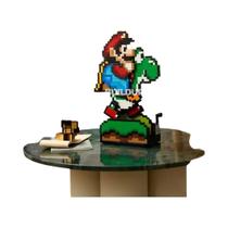 Quebra-Cabeça Super Mario Yoshi Modelo De Blocos 1215 Peças Figura Criativa De Filme E Jogo Para