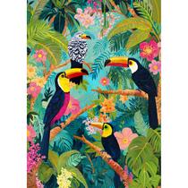 Quebra-cabeça Sutinban Toucan 1000 peças para adultos com pôster Quebra-cabeça Sutinban Toucan 1000 peças para adultos com pôster