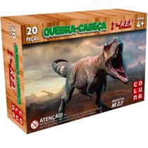Quebra Cabeça T-Rex 20 Peças Tiranossauro Rex
