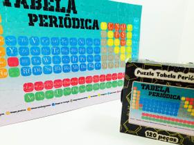 Quebra cabeça Tabela periódica 120 peças