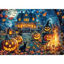 Quebra-cabeça Tang Complete Halloween House 1000 peças