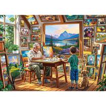 Quebra-cabeça Tang Complete Painting Studio 1000 peças Quebra-cabeça Tang Complete Painting Studio 1000 peças