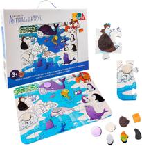 Quebra-cabeça Tátil Animais da Neve