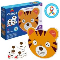 Quebra Cabeça TDAH Interativo Encaixe Formas E Expressões