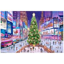 Quebra-cabeça Tektalk 1000 peças Times Square Christmas 75x50 cm