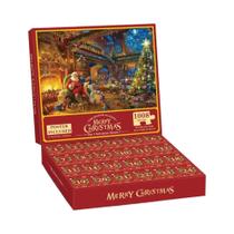 Quebra-Cabeça Temático De Natal Para Adultos 1008 Peças Contagem Regressiva 24 Dias Brinquedo Quebra-Cabeça Temático De Natal Para Adultos 1008 Peças Contagem Regressiva 24 Dias Brinquedo
