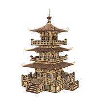 Quebra-cabeça Templo Samurai - Vila Samurai Em Mdf Quebra-cabeça Templo Samurai - Vila Samurai Em Mdf