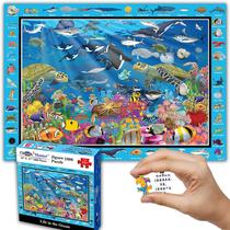 Quebra-cabeça THINK2MASTER Colorful Ocean Life 1000 peças Quebra-cabeça THINK2MASTER Colorful Ocean Life 1000 peças