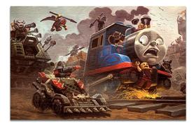 Quebra Cabeça Thomas E Seus Amigos Personalizado 120 Peças