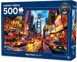 Quebra Cabeça Times Square New York 500 Peças Mimo - 2648