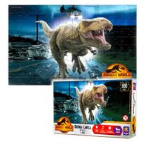 Quebra Cabeça Tiranossauro Rex T-Rex Jurassic World 100 Peça