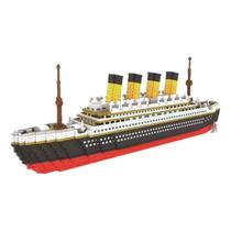 Quebra Cabeça Titanic Mini Tijolo 3D Bloco Brinquedo 3800 Pç