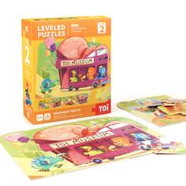 Quebra-cabeça TOI nivelado para crianças com mais de 2,5 anos de aprendizagem pré-escolar