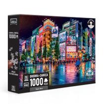 Quebra-Cabeça Tóquio Neon - 1000 Peças - Game Office - Toyster