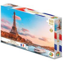 Quebra-cabeça Torre Eiffel 500pçs ref 1031 - Ggb Brinquedos
