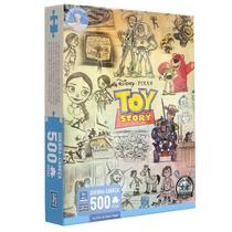 Quebra Cabeça Toy Story Do Papel À Magia 500 Peças Disney Cartonado - Toyster