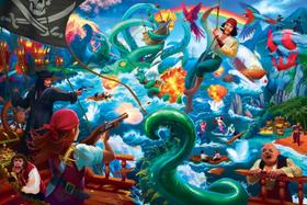 Quebra-cabeça Toynk A vida de um pirata para mim! 1000 peças