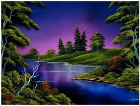 Quebra-cabeça Toynk Bob Ross Blue River Nature 1000 peças