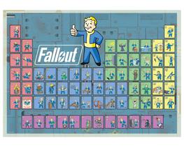 Quebra-cabeça Toynk Fallout Tabela Periódica Vault Boy 1000 unidades