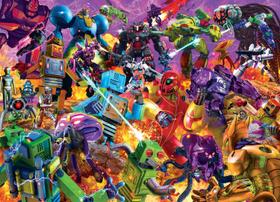 Quebra-cabeça Toynk Rockem Sockem Mecha Robot 1000 peças