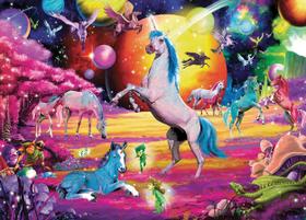 Quebra-cabeça Toynk Universe of Unicorns Rainbow 1000 peças