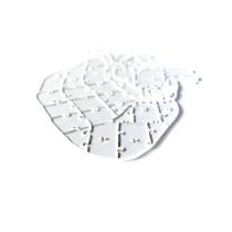 Quebra Cabeça Transparente Coração - 65 Peças