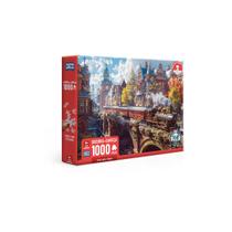 Quebra Cabeça Trem pela Cidade - 1000 peças