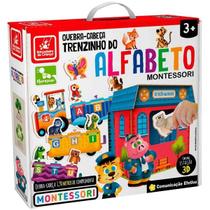 Quebra Cabeca Trenzinho do Alfabeto Montessori Brincadeira de Criança Quebra Cabeca Trenzinho do Alfabeto Montessori Brincadeira de Criança