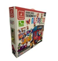 Quebra cabeça trenzinho - educativo montessori - Brincadeira de Criança