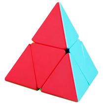 Quebra-Cabeça Triângulo Pyramid Speed Cube 2x2 AMAZA QiYi Toys - Sem Adesivos