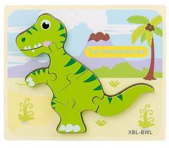 Quebra-cabeça tridimensional Venalisa Dinosaur para crianças