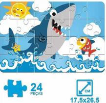 Quebra Cabeça Tubarão 24 Peças - Pais E Filhos