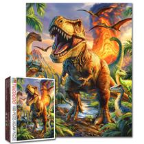 Quebra-cabeça Tucocoo Dinosaur World 1000 peças para adultos