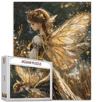 Quebra-cabeça Tucocoo Golden Wings Girl 1000 peças para adultos